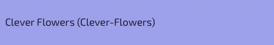 Clever Flowers (Clever-Flowers)